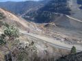 Construction Dam and Levee in the Mountains