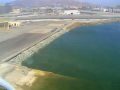 Dam next to concrete