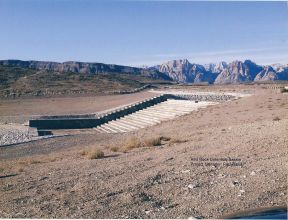 Construction site of levee