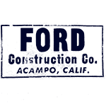1980's Ford Construction Logo